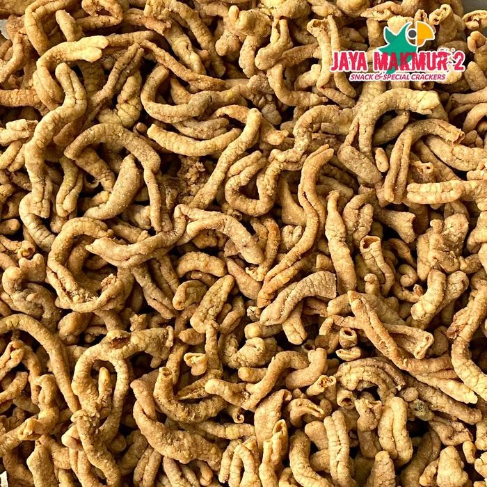 

New 500g Keripik Usus Original Asin Kriuk Camilan Snack Food Jaya Makmur 2 Cemilan Makanan Pedas