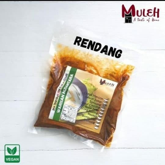 

New rendang siap saji vegan