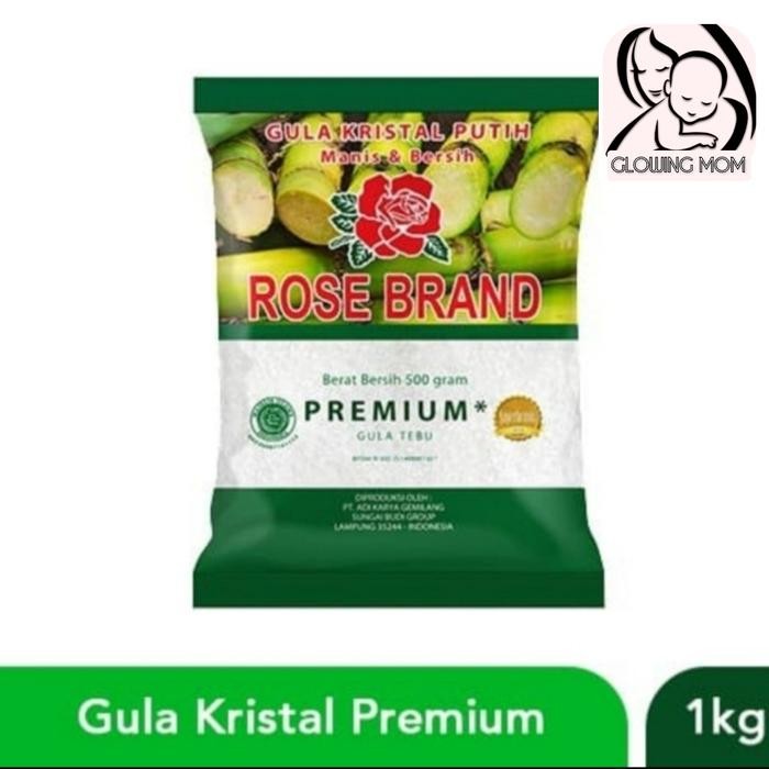 

New Gula Pasir Rose Brand Premium Hijau 1 Kg / Gula Rose Brand 1 Kg