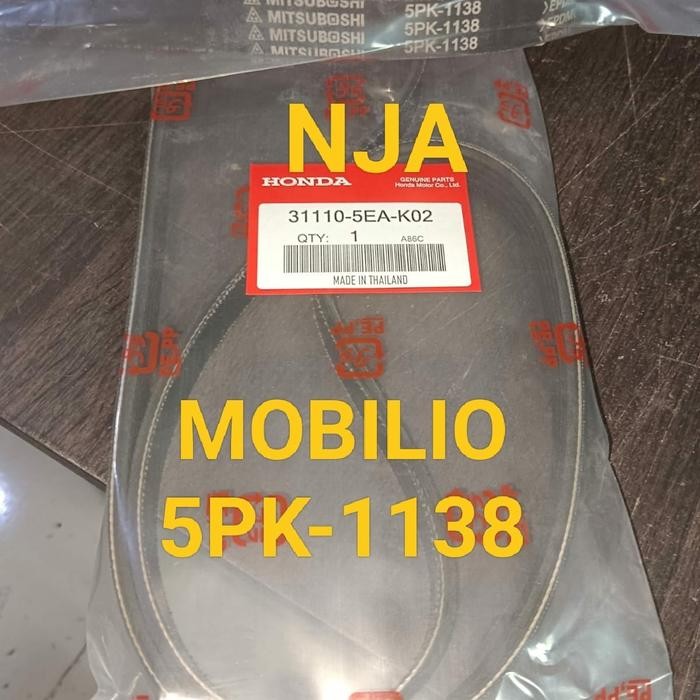 Fan Van V Belt Tali Kipas 5Pk1138 Mobilio 5Pk-1138 31110-5Ea-K02