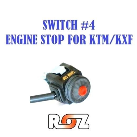 Saklar ROZ Tombol KTM KX Engine Stop On Off Dim Starter UNIVERSAL