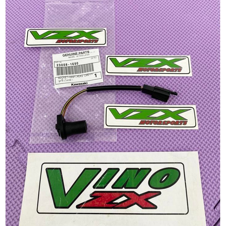 Socket Assy Soket Kabel Lampu Senja Ninja RR OLD 150 KRR Ori Kawasaki