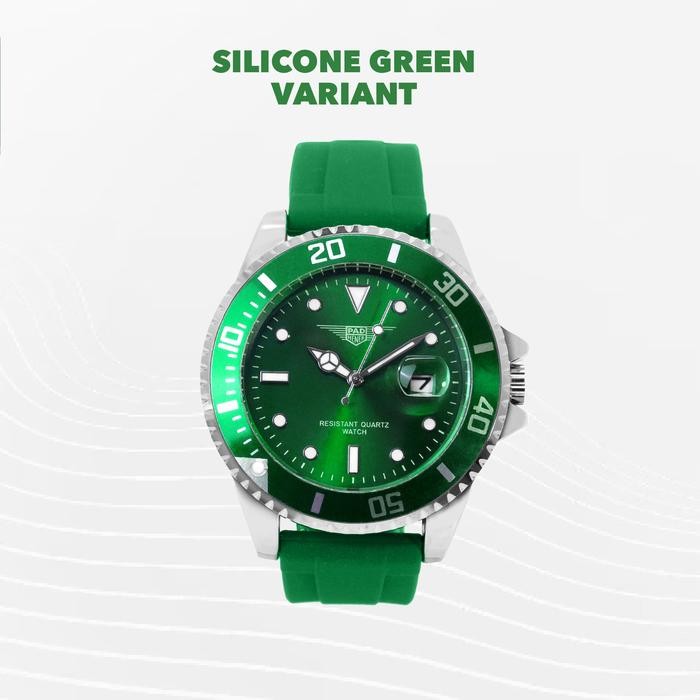 Pad Hener Sky Master Rubber Original Water Resistant Jam Tangan Unisex Analog