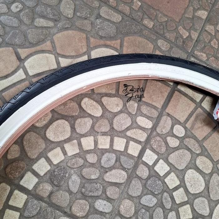 BAN LUAR KENDA 26 x 1.50 154 LIST PUTIH sparepart sepeda termurah