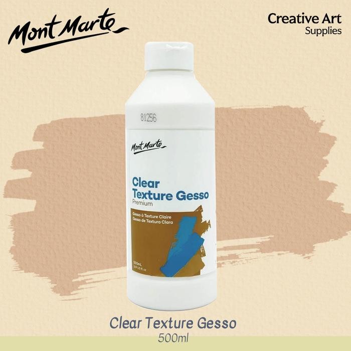

Mont Marte Clear Texture Gesso Premium 500ml
