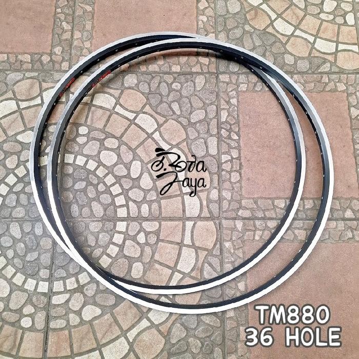 VELG RIMS sepeda ARAYA 26 x 1.50 TM880 36H ALLOY HITAM CNC sparepart sepeda termurah
