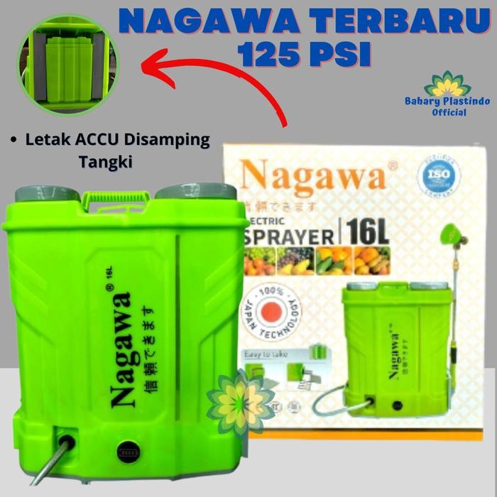 Tangki Sprayer Elektrik NAGAWA 18 Liter Alat Semprot Hama Otomatis