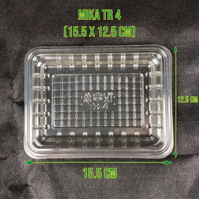 MIKA TRAY PLASTIK SAYUR DAN BUAH TR 4 TEBAL ALAS SAYUR DAN BUAH Kode 1305