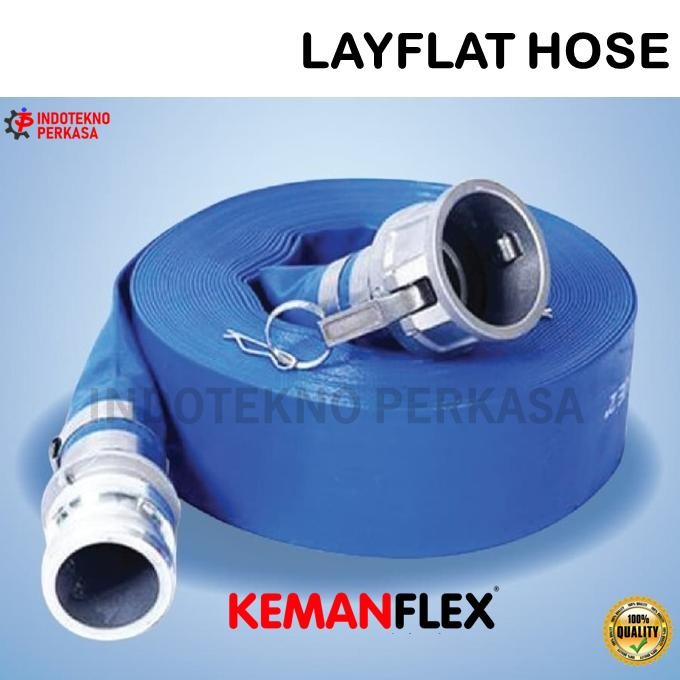 Selang Irigasi 2 inch Kemanflex / Sunny Hose / Layflat Hose