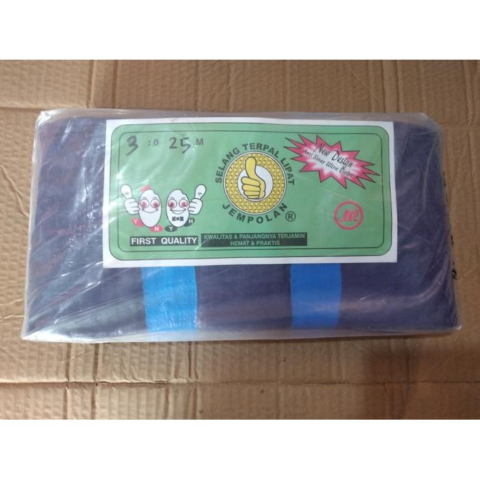 Selang Terpal 3 dim 25 meter Selang Diesel Pompa Air Sawah 3 inch