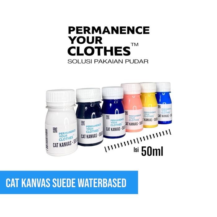 

Cat Sepatu Kanvas Jaket Premium Canvas Suede water base - Cat Sepatu Canvas waterbased Shoe