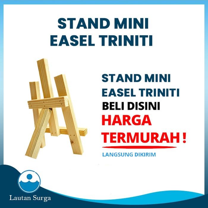 

Painting Stand Easel Lukis Mini Kayu Standing Frame Canvas Melukis