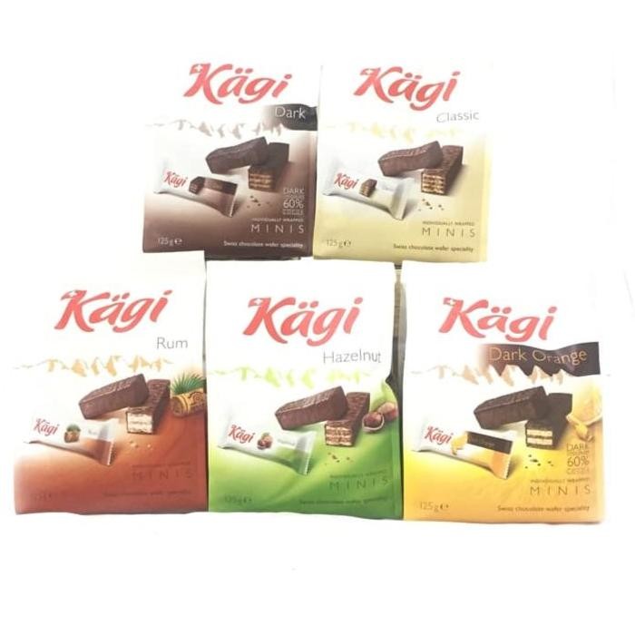 

Kagi Mini Swiss Chocolate Wafer 125Gr Import Swiss