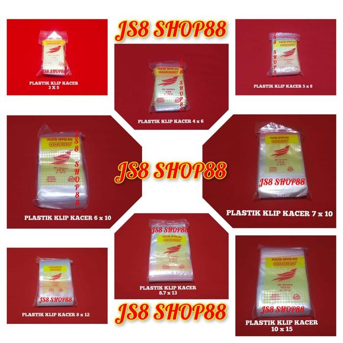 PLASTIK KLIP KACER 10 x 15 TEBAL & BERKUALITAS Kode 615
