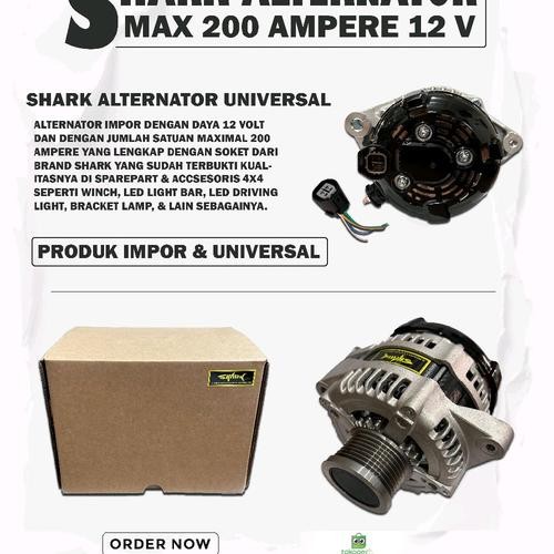 Alternator Mobil Universal Dinamo Ampere 200 A