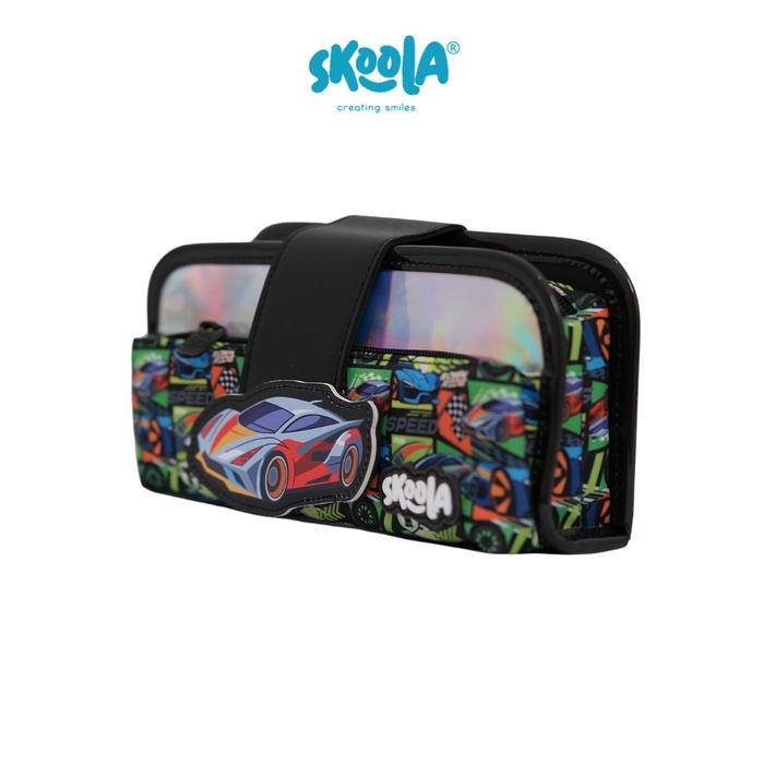 

Skoola Tempat Pensil Lipat 3 Pencil Case Threefold Stationery Anak Perempuan Laki - Laki Lucu