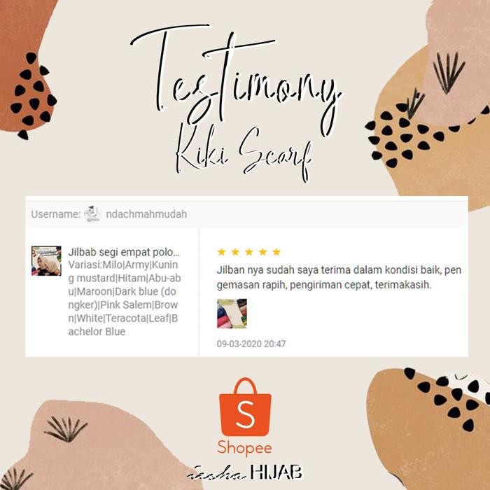 (Allthebest) HIJAB SEGI EMPAT BIRU DENIM KATUN JILBAB SEGI EMPAT ADEM HALUS