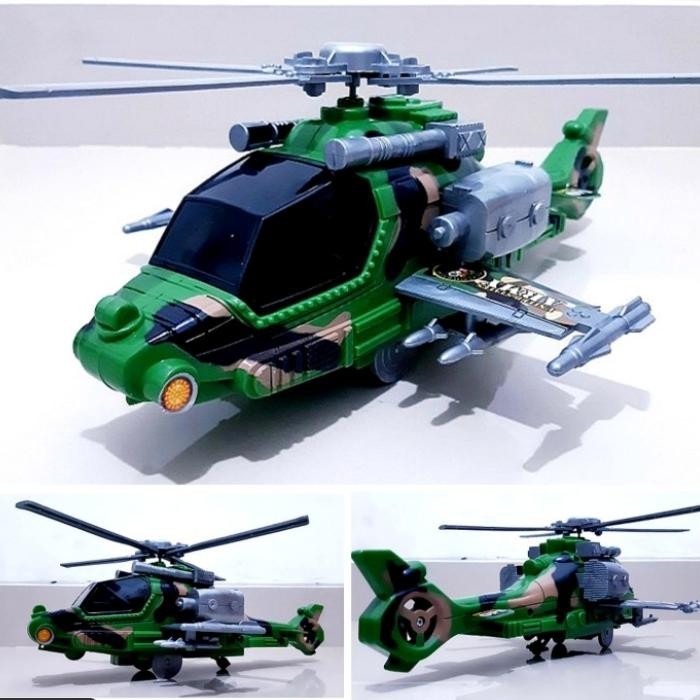 mainan helikopter helicopter Apache BP 9770 BP 9771