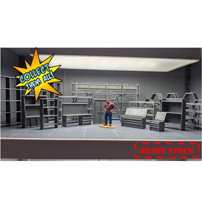 Tools Acc diorama bengkel skala 64 set