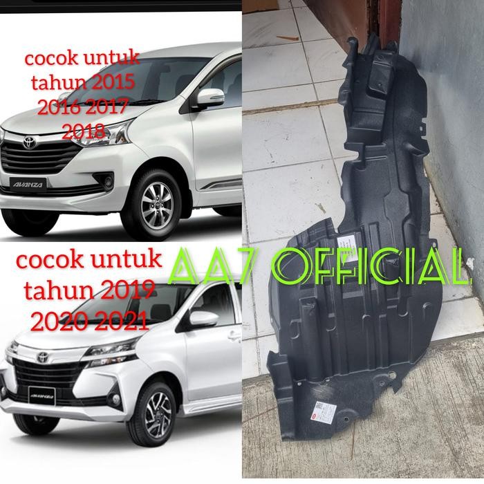 Liner fender spakbor ban avanza xenia 2016 2017 2018 2019 2020 2021