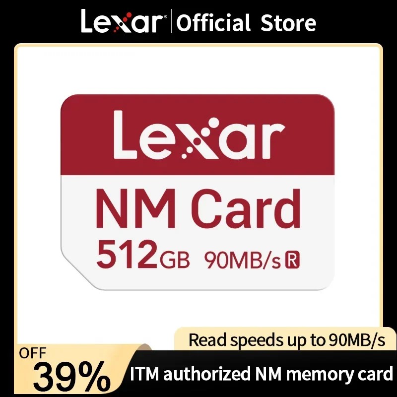 Lexar NM Card 128GB 256GB 512GB High Speed nCARD Card for Huawei Mate 60Pro+ P30 P40 P50 Nova5