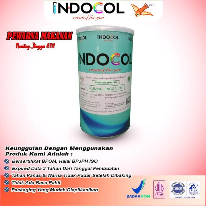 

Pewarna Makanan INDOCOL KUNING JINGGA 814 (ORANGE YELLOW)