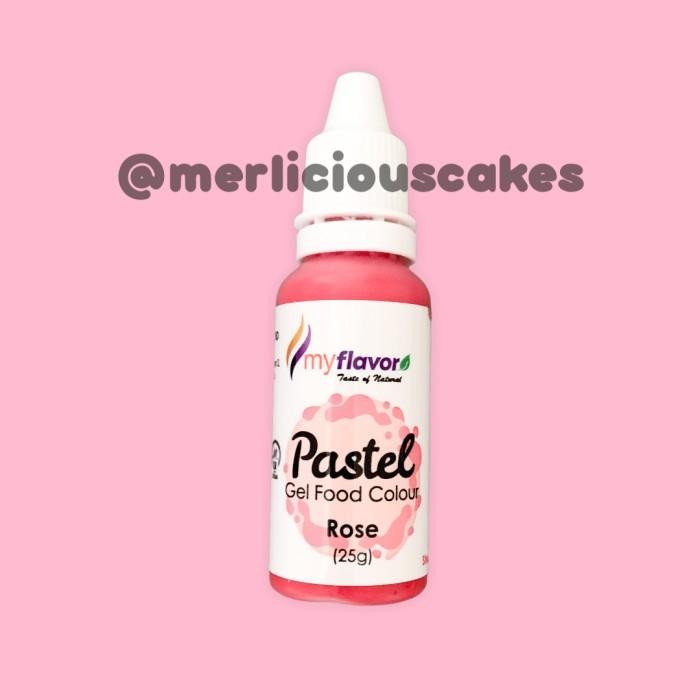 

Rose Pastel Gel My Flavor Food Color Food Colour Pewarna Makanan