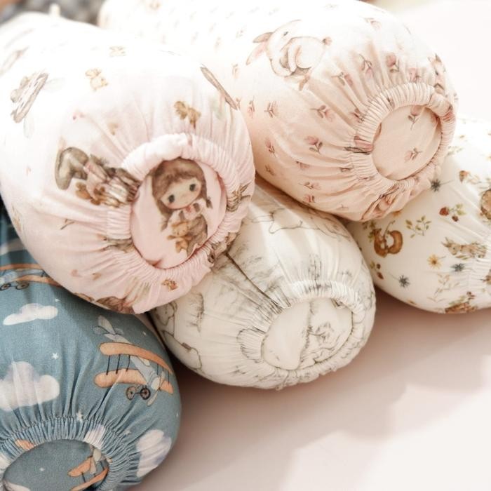 Carrol Baby Pillow & Bolster Baby Tencel - Bantal Guling Tencel Baby - Set Bantal Guling Baby