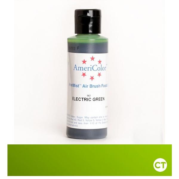 

Americolor Airbrush Food Color - Electric Green 128gr