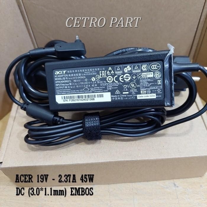 Adaptor Charger Acer Aspire 3 Slim A314-35 A314-35-C4Rt 45W Embos