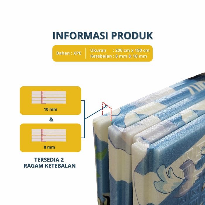 MATRAS BAYI PLAYMATE BAYI KARPET LIPAT ANAK/BAYI TIKAR LIPAT FOAM KD