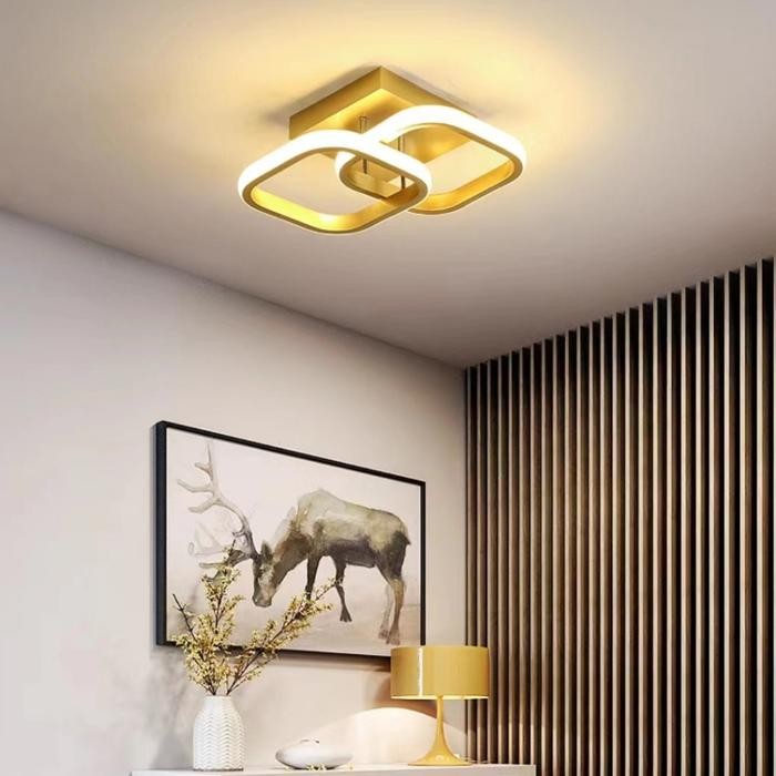 Furnibest Lampu Plafon Mewah Lampu Hias Rumah Elegan