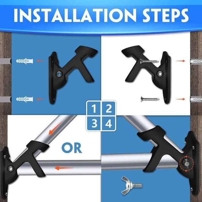 Bracket Tiang Bendera Holder Tiang Bendera Dudukan Tiang Bendera Terbatas
