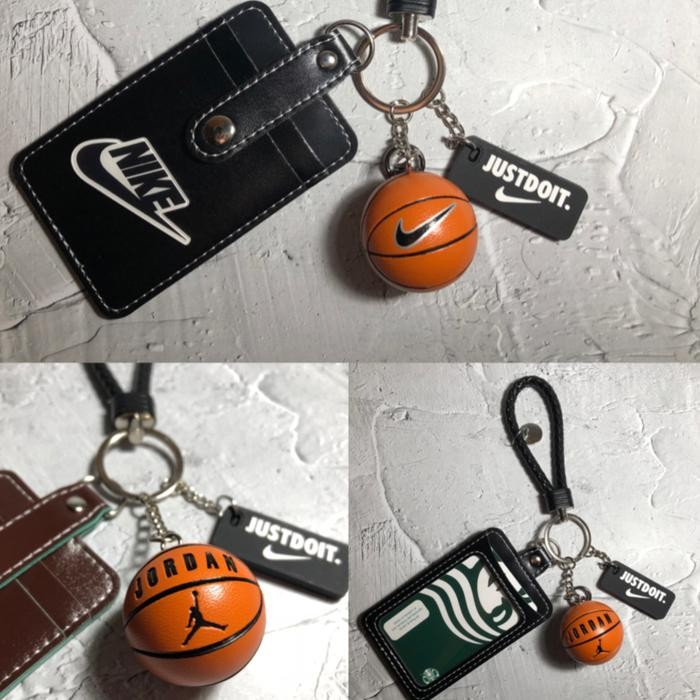 

ID card holder Ni ke/gantungan kartu bola AJ lanyard/name tag