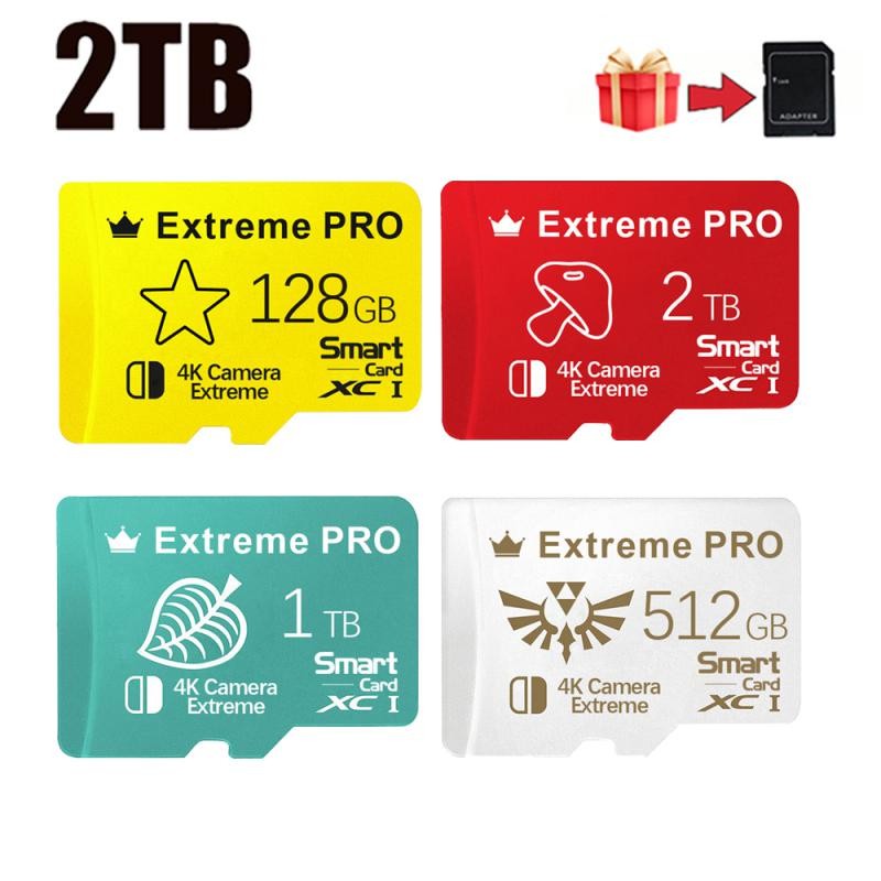 Micro TF SD 1TB 2TB Memori Memory Card C10 TF Micro Cards 128GB 256GB