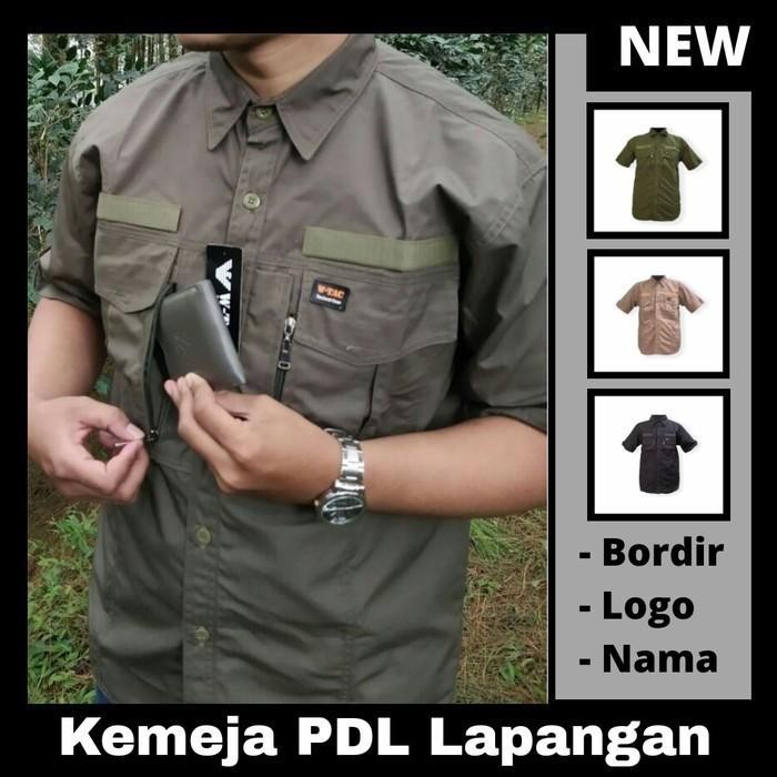 NEW Kemeja PDL Lapangan Tactical Lengan Pendek Outdoor Baju Taktikal Pdh