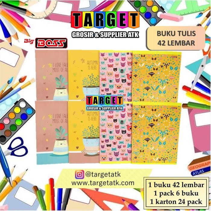 

Buku Tulis Campus Big Boss 42 Lembar / Bbo 42 (6 Buku)