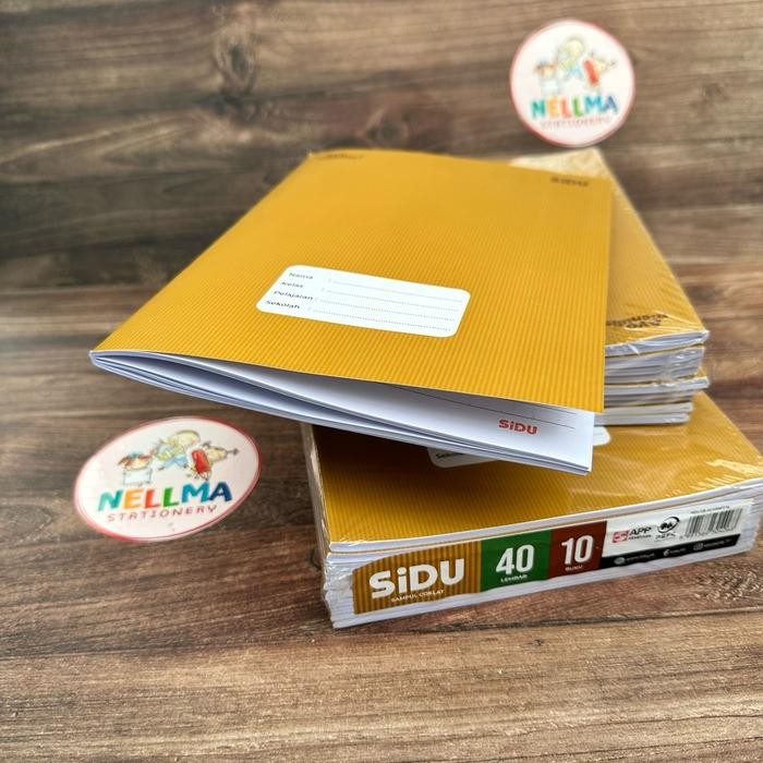 

Buku Tulis Sidu 40 Lembar Caver Sampul Coklat Isi 10 Buku Paper