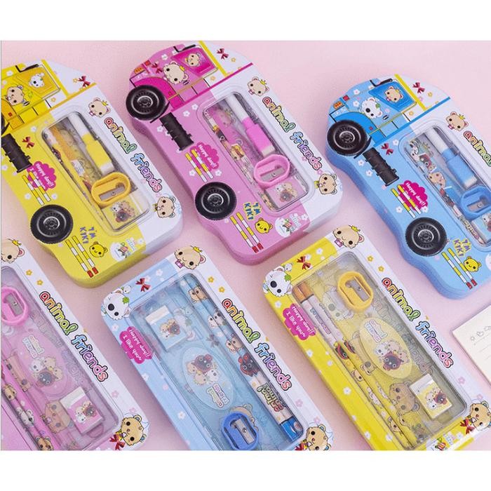 

ORIGINAL Kotak Pensil Kado Anak Alat Tulis Lengkap Sekolah READY STOCK