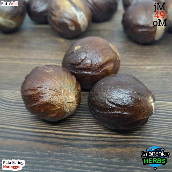

ASLI Biji Pala 1 Kg Pala Kering Best Quality Ekspor READY STOCK