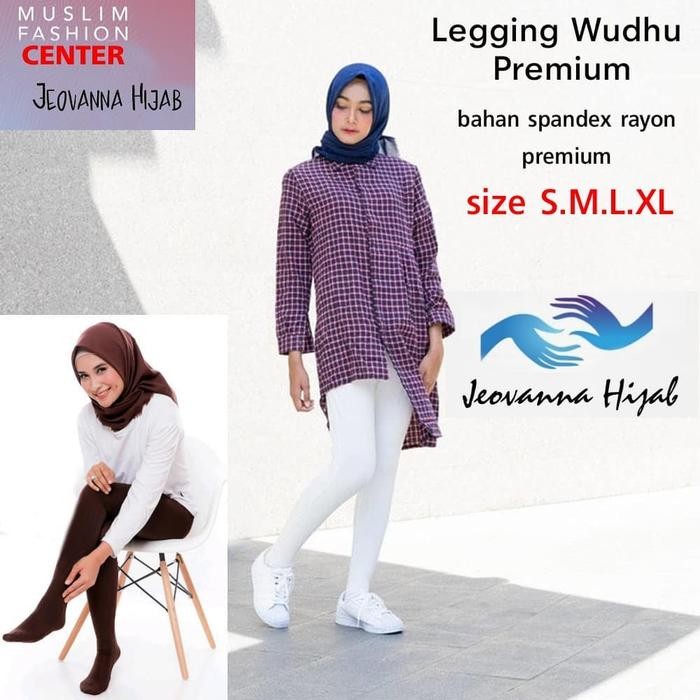 (Allthebest) JEOVANNA HIJAB / LEJING WUDHU TEBAL / LEGGING WUDHU / LEGING MUSLIMAH TERBARU Celana