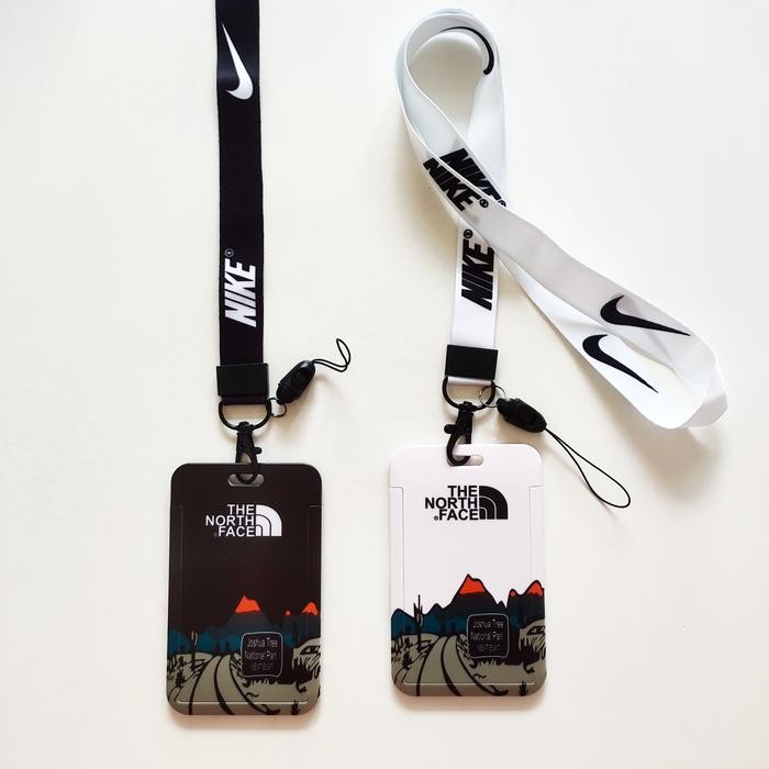 

READY ID Card Holder Name Tag Lanyard / Kalung Wadah Kartu The North Face NEW