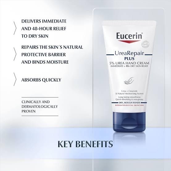 Eucerin Urearepair Plus 5% Urea Hand Cream 75Ml