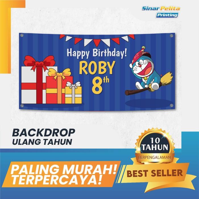 FREE DESIGN Backdrop Ulang Tahun Custom Backdrop Ulang Tahun Anak