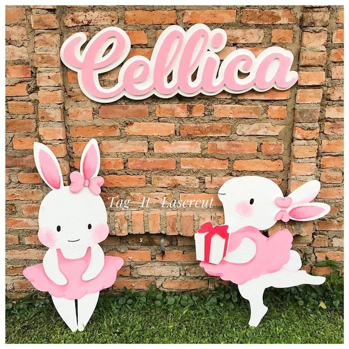 Hiasan Dekorasi Latar Ulang Tahun Anak Backdrop Styrofoam Flamingo Kel