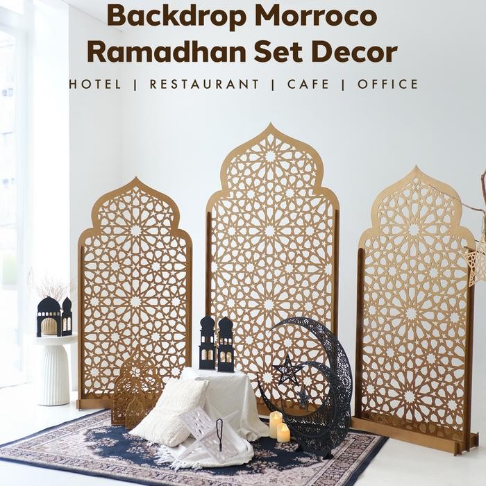 Backdrop Ramadhan Morocco Dekorasi Lebaran Islamic
