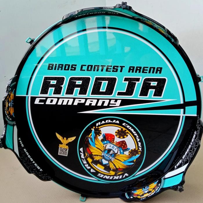 SANGKAR/KANDANG MURAI RADJA COMPANY PVC DECAL VIKING ARENA