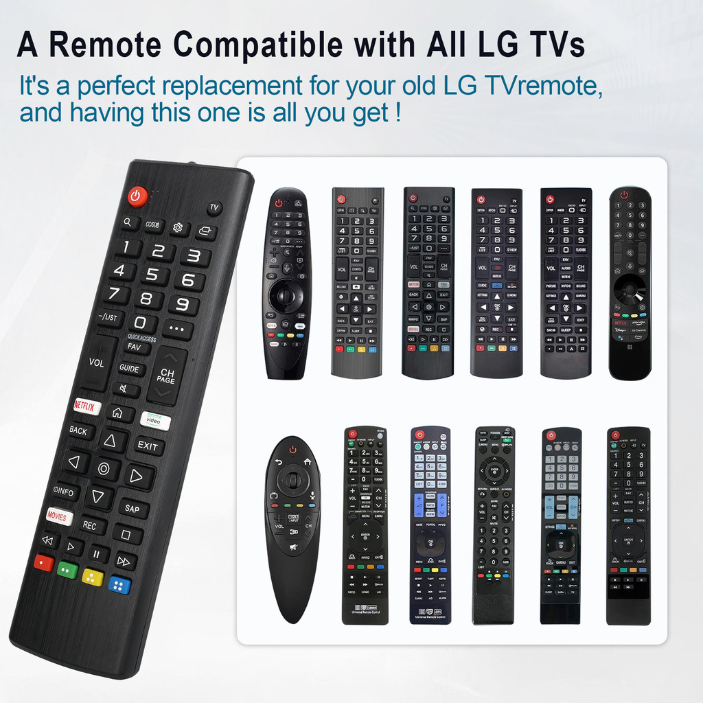 Tv Remote Control Akb 75675304 For Lg Smart Tvs Compatible with Tv Models 32Lm5620Bpua 32Lm570Bpua