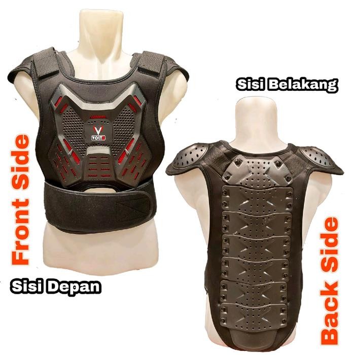 Dy Protector Trail Toring Riding Adventure Hitam Voltz