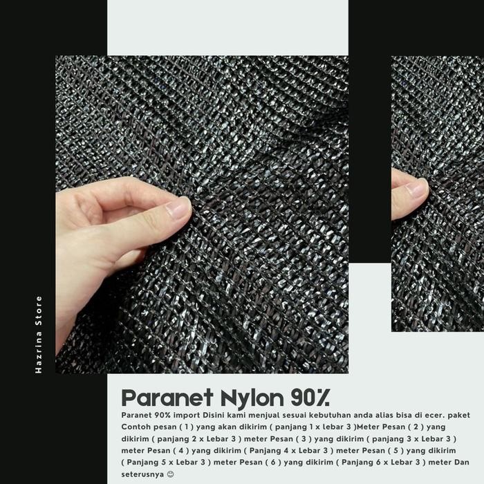 Paranet Nylon 90% Lebar 3 Meter Eceran